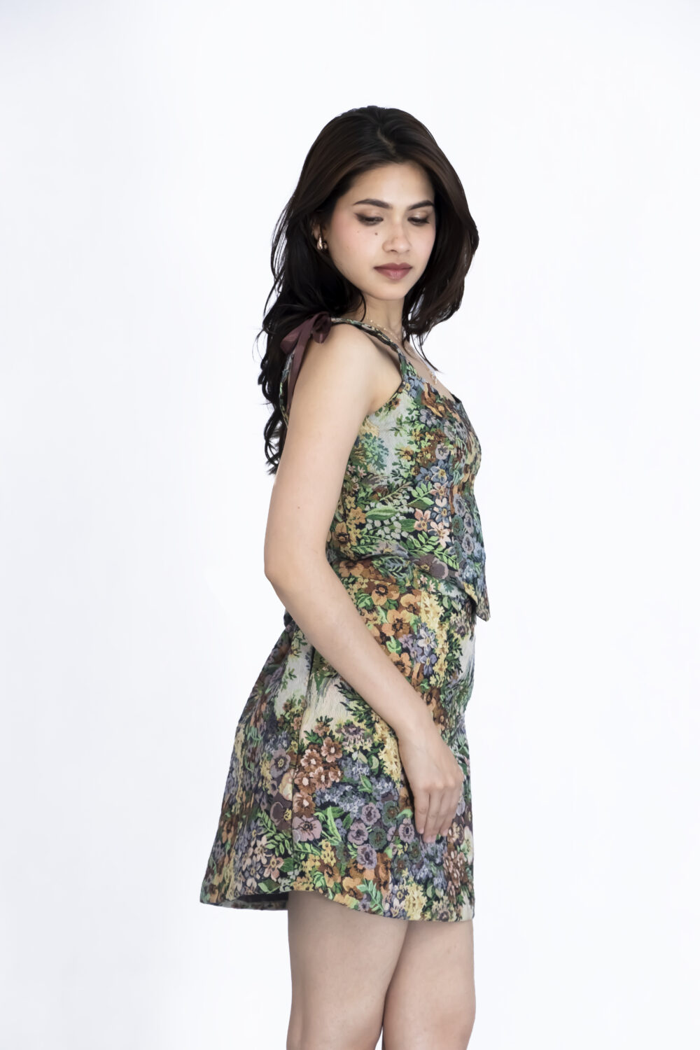 Floral Casual Mini Dress for Women - Image 3