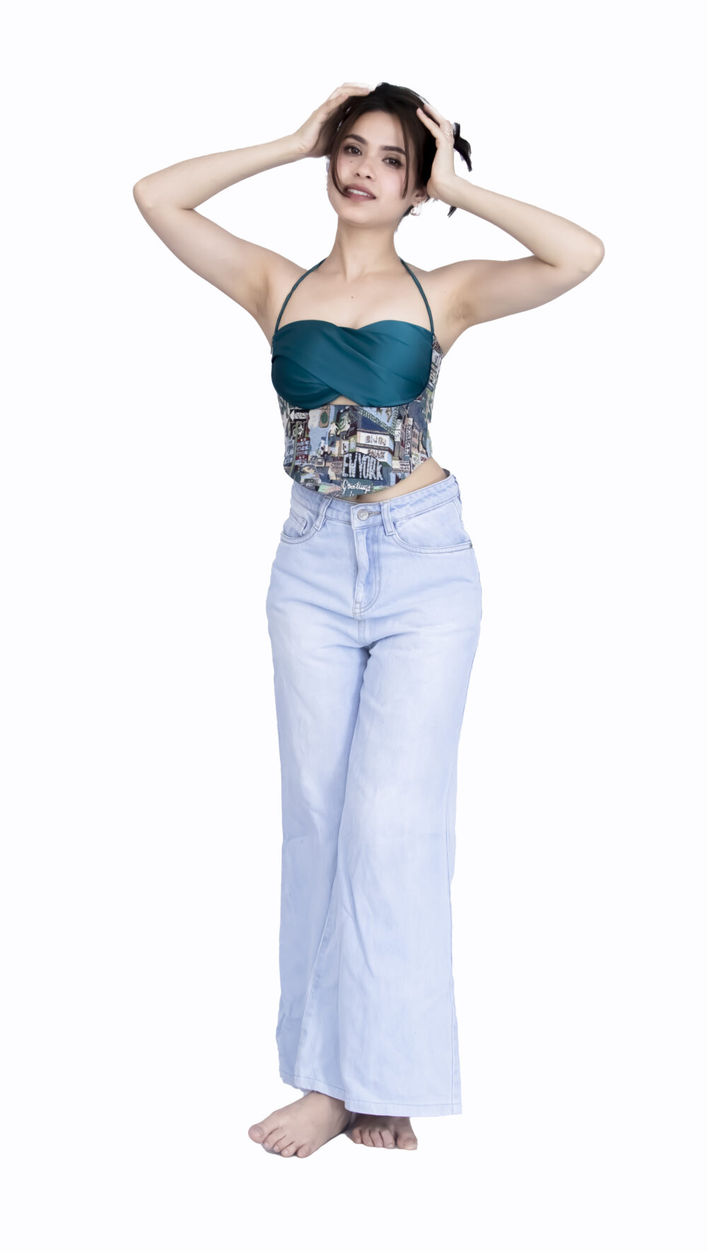 Halter Strap Corset Top - Image 2